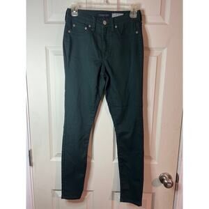 Aeropostle high waisted ankle jegging size 2 forest green high waisted